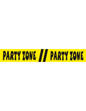 Absperrband Partyzone - 15 Meter