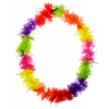 Blumenkette Hawaii Bunt mit Glitzer