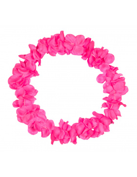 Blumenkette Hawaii Neonpink