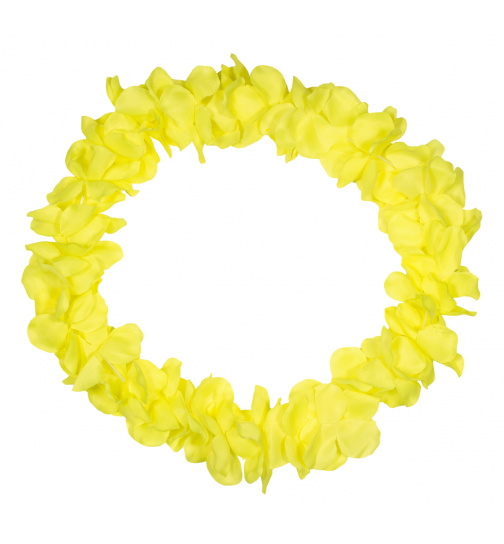 Blumenkette Hawaii Neongelb