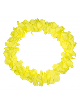 Blumenkette Hawaii Neongelb