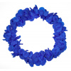 Blumenkette Hawaii Neonblau - 9,5 cm