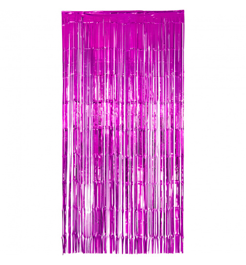 Türvorhang Folie Rosa - 2x1 m