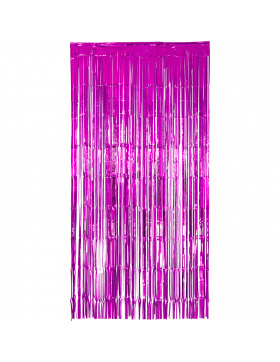 Türvorhang Folie Rosa - 2x1 m