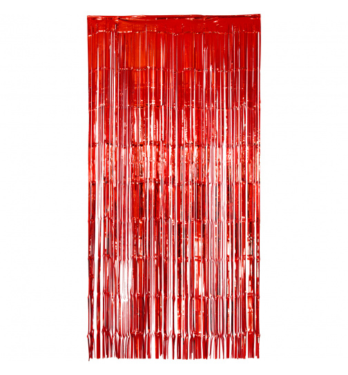 Türvorhang Folie Rot - 2x1 m
