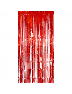 Türvorhang Folie Rot - 2x1 m