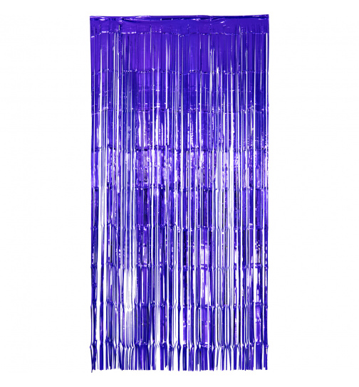 Türvorhang Folie Blau - 2x1 m