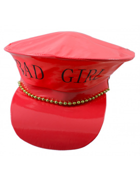 Polizeimütze roter Lack Bad Girl
