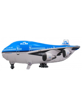 KLM Flugzeug Folienballon - 95x45 cm
