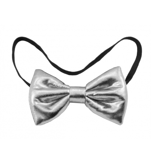 Fliege Silber Metallic