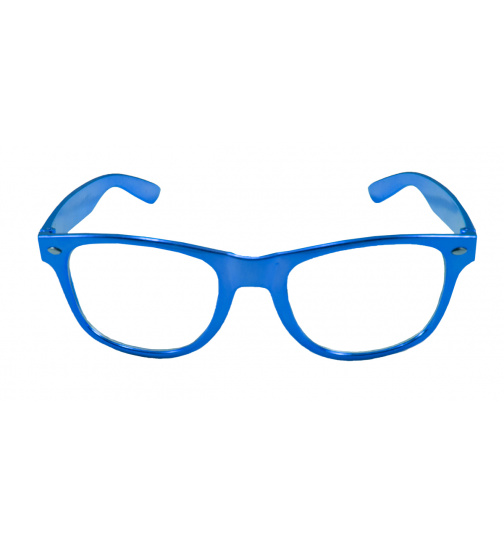 Brille Blau Metallic