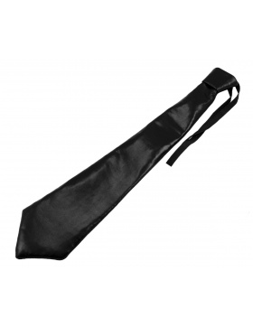 Schlips Schwarz Metallic