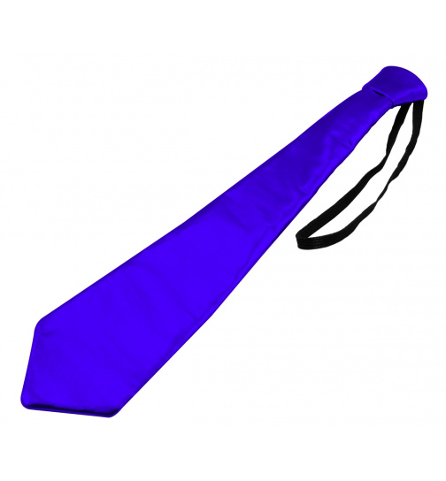 Schlips Blau Metallic