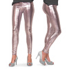Leggings Metallic-Look Silber - Größe L-XL