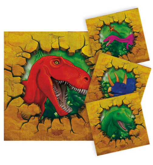 Dinosaurier Servietten - 16 Stück