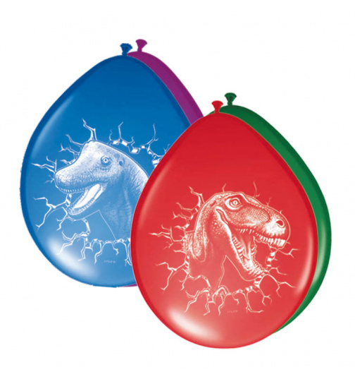 Dinosaurier Ballons - 6 Stück