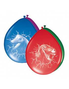 Dinosaurier Ballons - 6 Stück