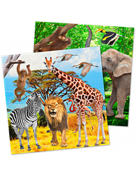 Safari-Party Servietten - 20 Stück