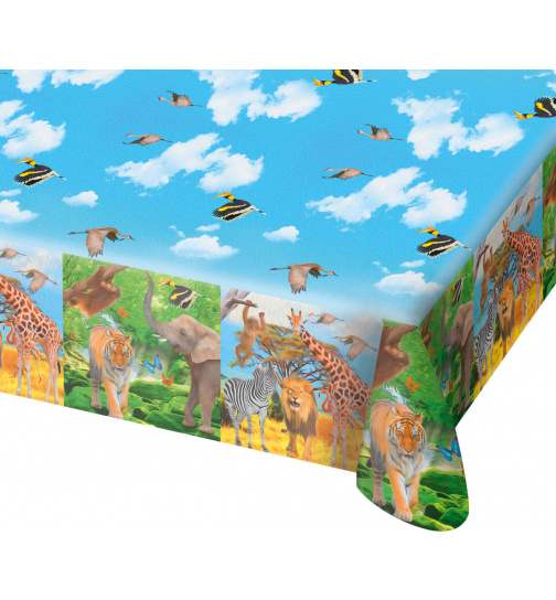 Safari-Party Tischdecke - 180x130cm