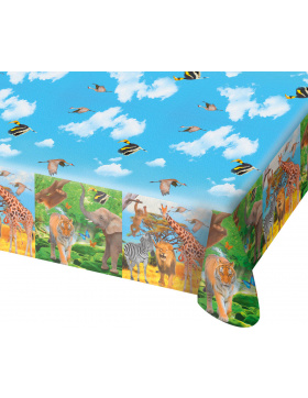Safari-Party Tischdecke - 180x130cm