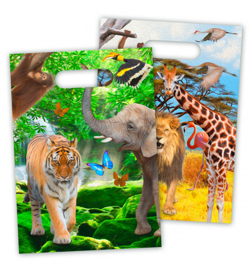 Safari-Party kleine Tüten - 8 Stück