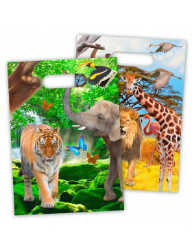 Safari-Party kleine Tüten - 8 Stück