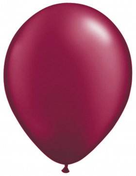 Burgundy weinrote Ballons Transparent 30 cm - 50 Stück