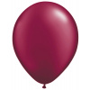 Burgundy weinrote Ballons Transparent 30 cm - 50 Stück