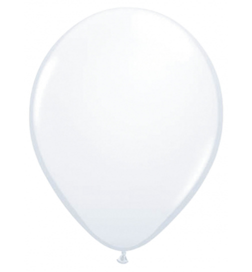 Weißer Ballon Metallic 30 cm - 50 Stück