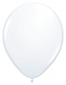 Weißer Ballon Metallic 30 cm - 50 Stück
