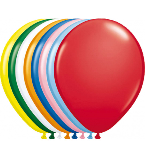 Ballons verschiedene Farben Metallic 30 cm - 50 Stück