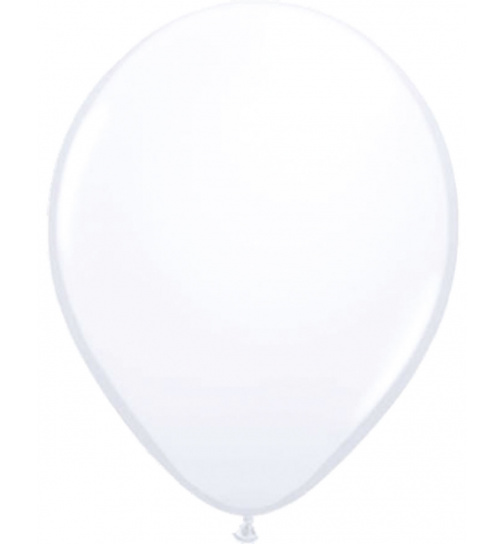 Weiße Ballons 13 cm - 20 Stück