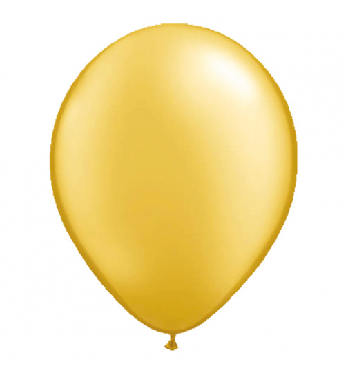 Goldener Ballon Metallic 13 cm - - 20 Stück