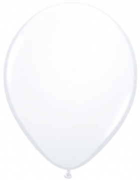 Weiße Ballons 23cm - 50 Stück