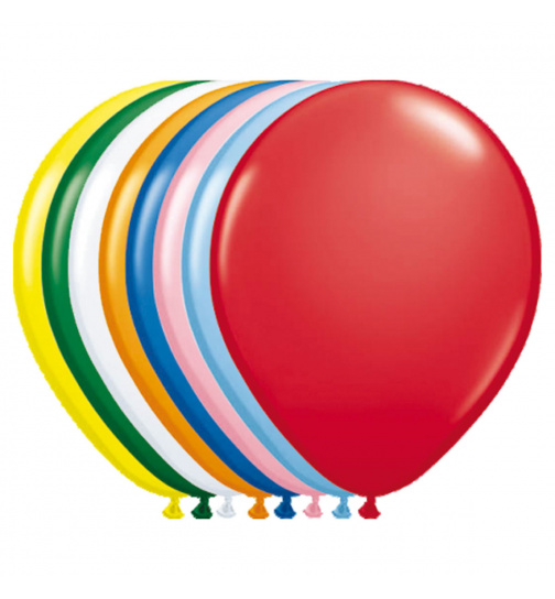 Ballons verschiedene Farben Set 23 cm - 50 Stück