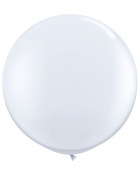 Weißer Ballon XL - 90 cm