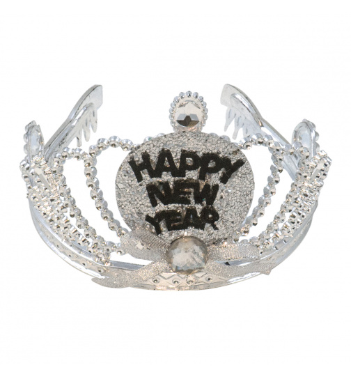 Silvester / Neujahr Tiara / Haarreif mit LED