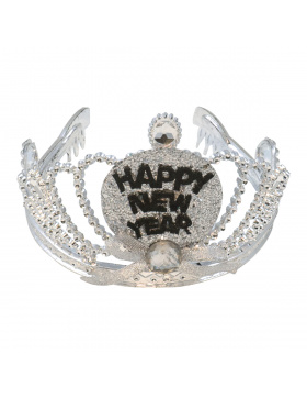 Silvester / Neujahr Tiara / Haarreif mit LED