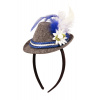 Haarreif Mini-Filzhut Blau Oktober Bierfest