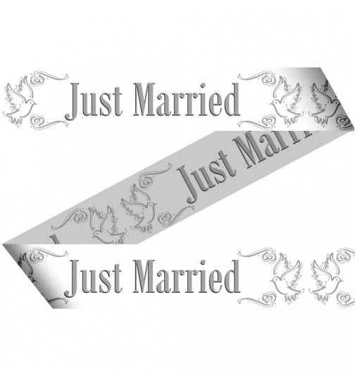 Just Married Hochzeit Absperrband - 15 Meter