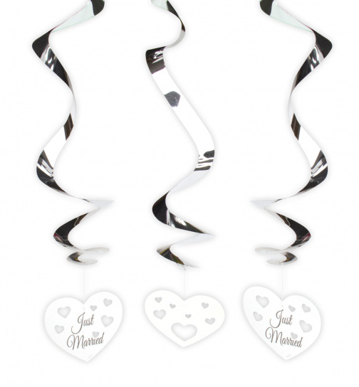 Hochzeit Hängedeko - 3 Stück