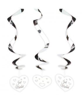 Hochzeit Hängedeko - 3 Stück