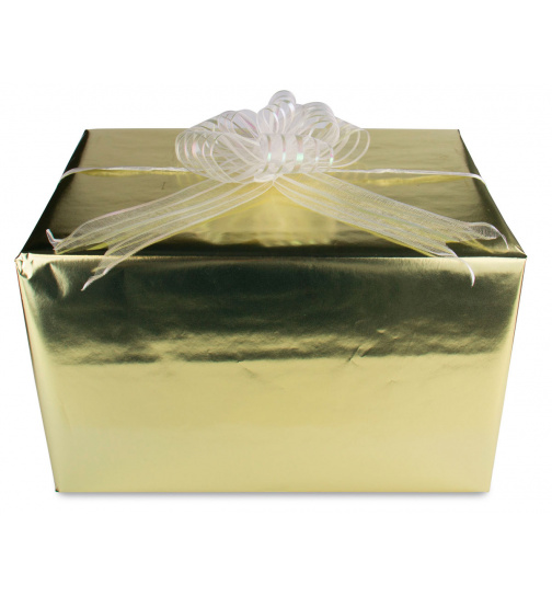 Geschenkband Weiß Tüll 80 cm - 5 Stück