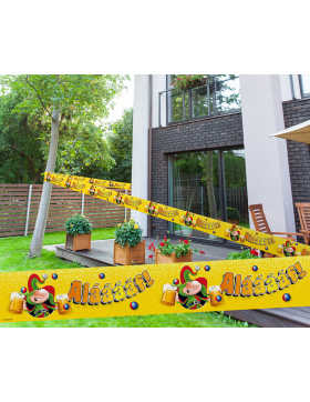 Absperrband Alaaf Gelb - 15 Meter