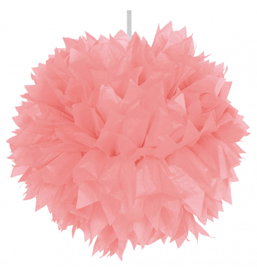 Rosafarbener Pompon - 30 cm