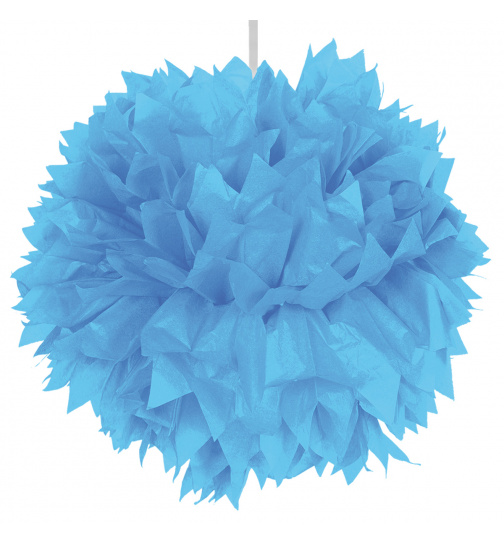 Pompon Hellblau - 30 cm