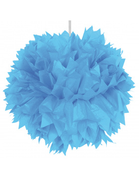 Pompon Hellblau - 30 cm