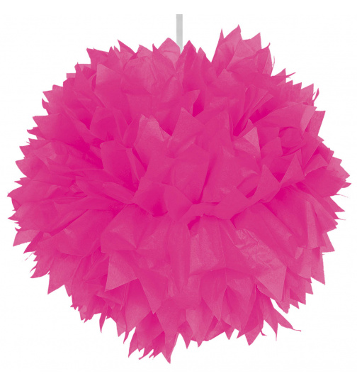 Pompon Magenta - 30 cm