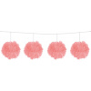 Girlande Pompon Rosa - 3 Meter