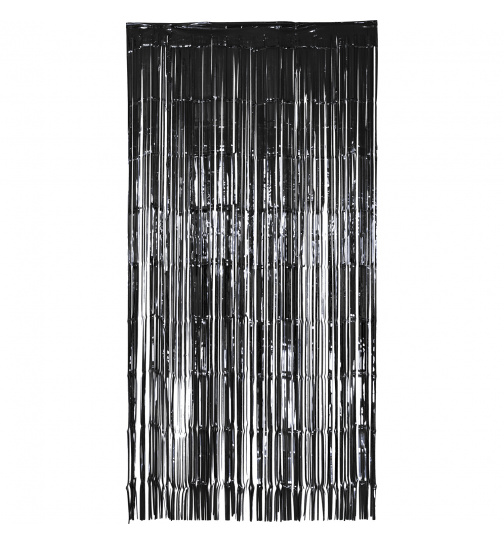 Türvorhang Folie Schwarz - 2x1 m